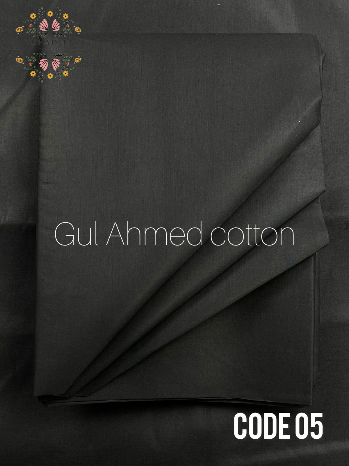 Gul Ahmed Cotton (black)