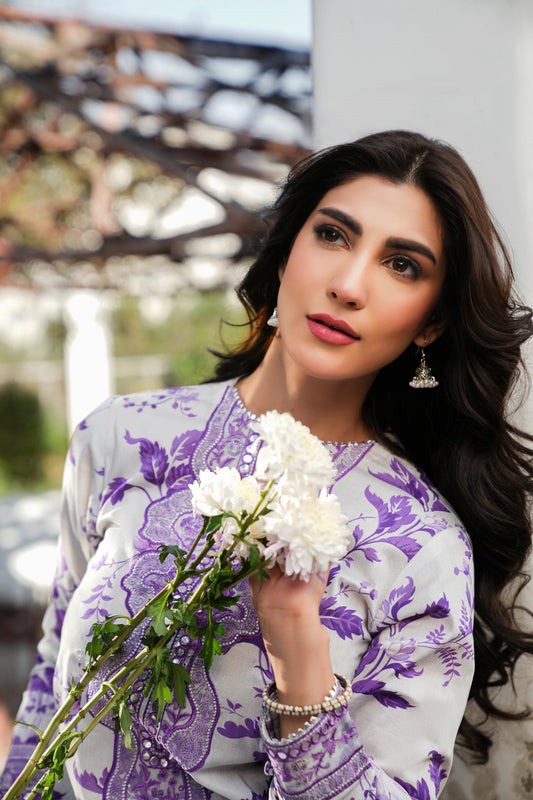 Aneela M Prints Embroidered MPT-1803-A