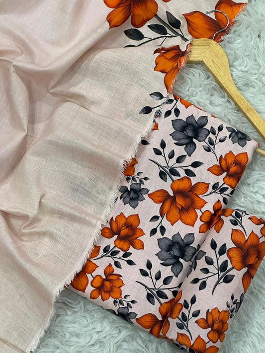 Alkaram 3 piece khadar (2609)