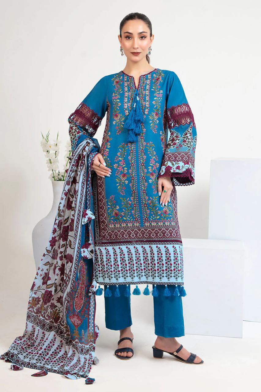 Gulahmed Lawn 3 Pcs Unstitched Z-2457-T