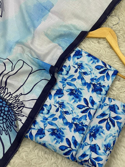 Alkaram 3 piece khadar (2608)