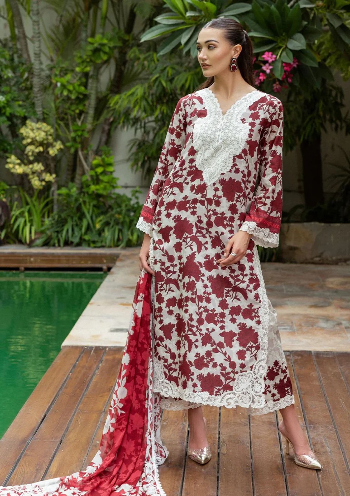 Zainab Chotani  Printed Lawn  3pcs (Z-2832-T)